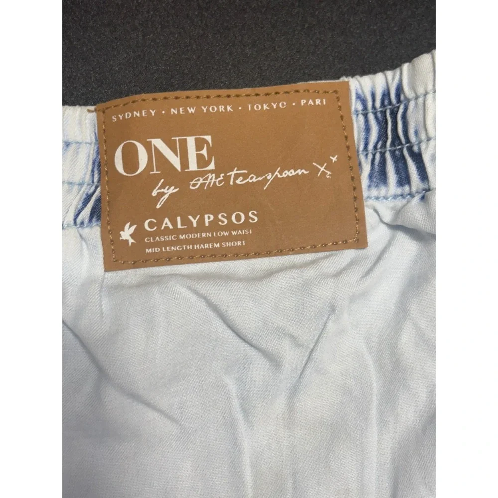 One Teaspoon NWT Shorts Light Blue Coco Calypsos Denim‎ Cotton Elastic Waist XS
